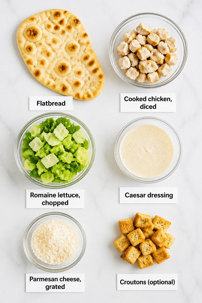 Chicken Caesar Flatbread chicken caesar flatbread 3