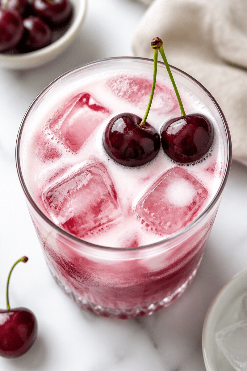Cherry Vanilla Cream Soda Mocktail cherry vanilla cream soda mocktail 2
