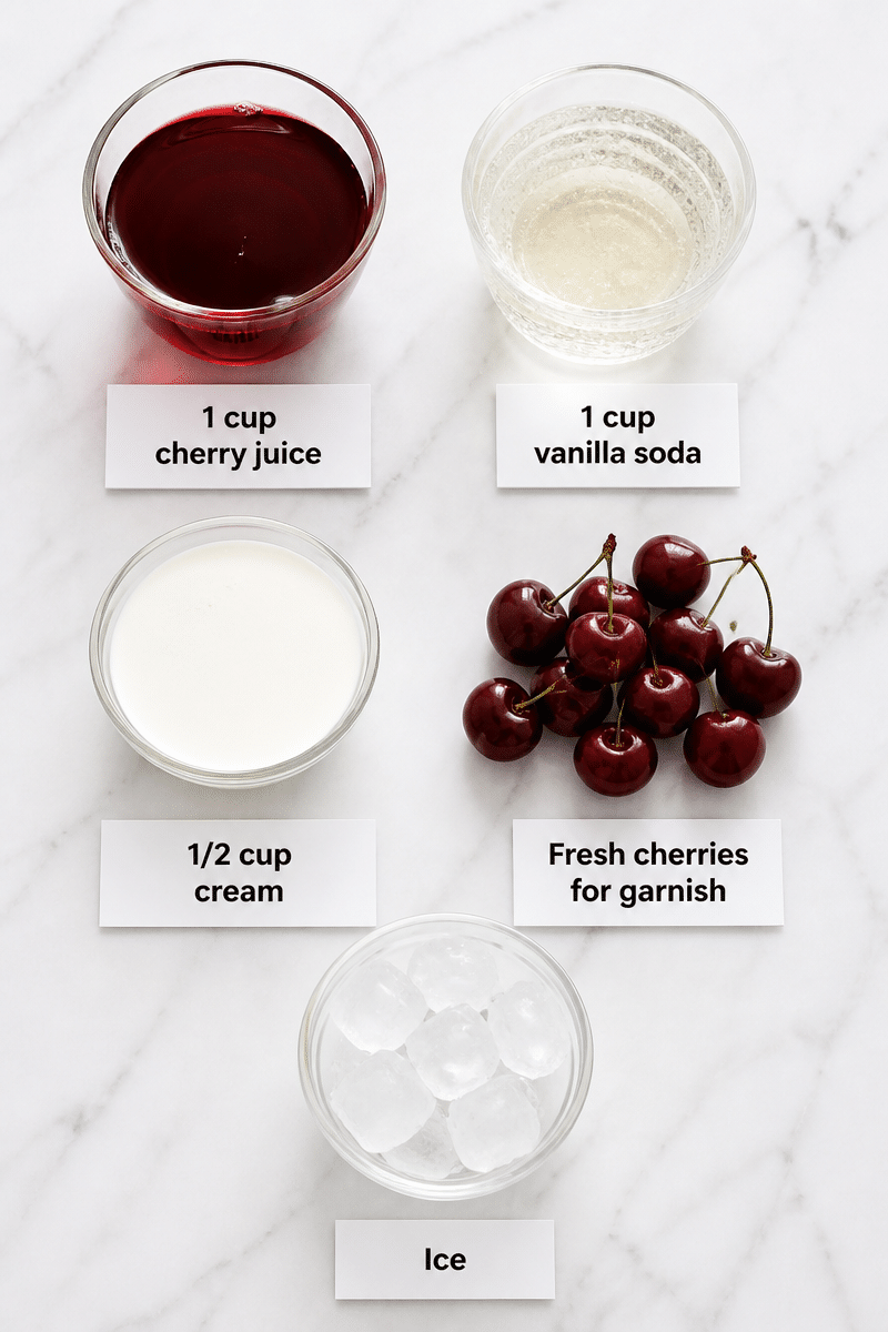 Cherry Vanilla Cream Soda Mocktail cherry vanilla cream soda mocktail 3