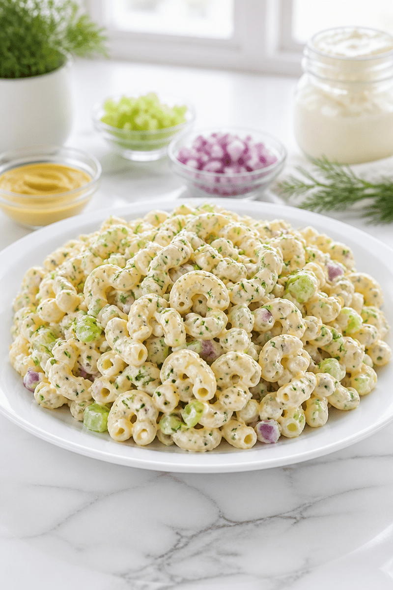 Creamy Dill Macaroni Salad creamy dill macaroni salad 1