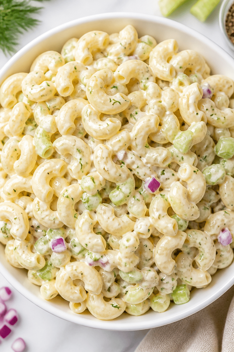 Creamy Dill Macaroni Salad creamy dill macaroni salad 2
