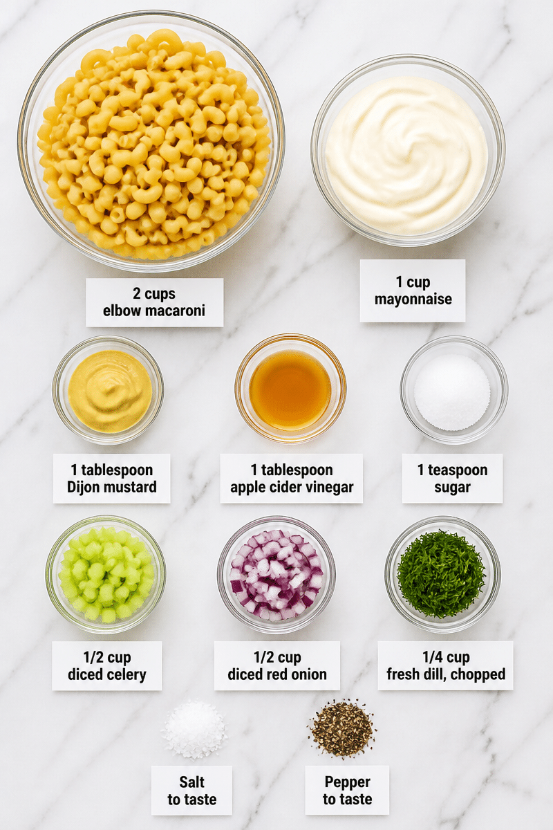 Creamy Dill Macaroni Salad creamy dill macaroni salad 3