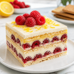 lemon raspberry icebox cake 1
