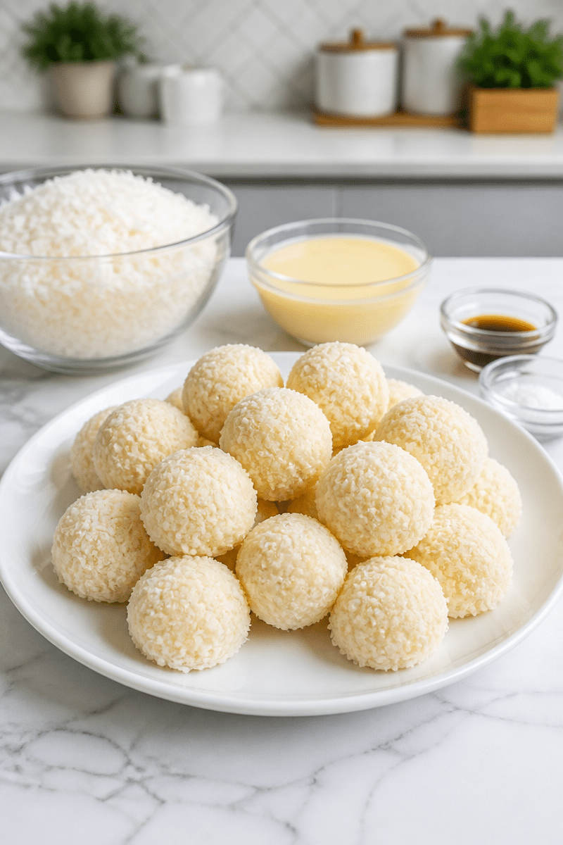 No Bake Coconut Macaroons no bake coconut macaroons 1