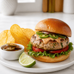 spicy jalapeno turkey burgers 1