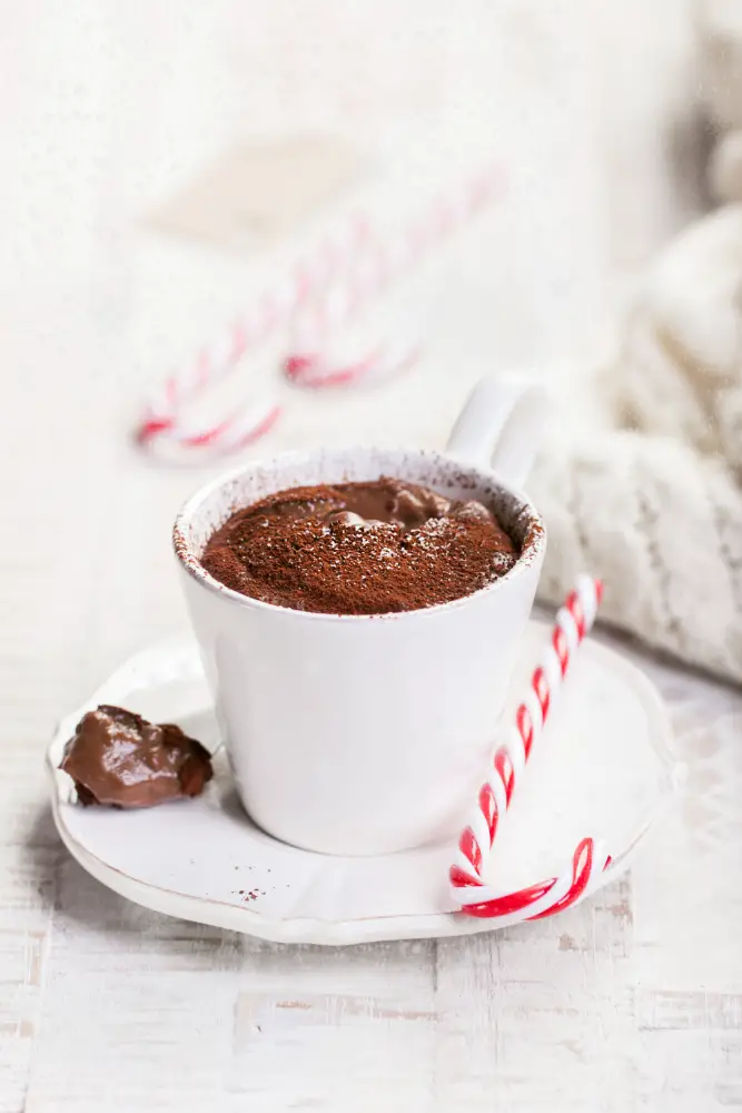 peppermint hot chocolate