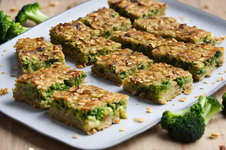 Broccoli and Oat Flapjacks