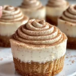 Mini Cinnamon Roll Cheesecakes