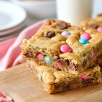 Valentine Cookie Bars – A sweet and festive treat for Valentine’s Day