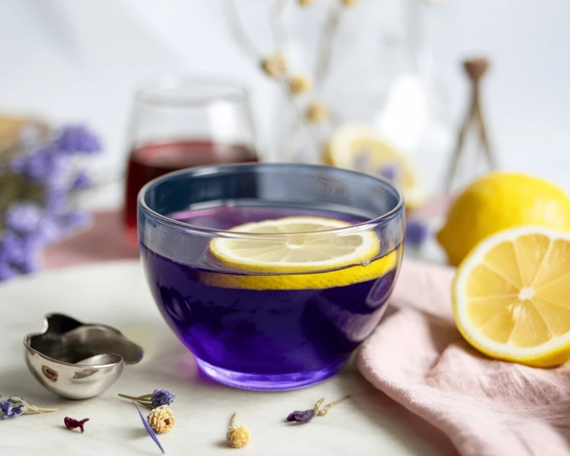 Brazilian Mounjaro drink made with apple cider vinegar, lemon, and ginger for weight loss.