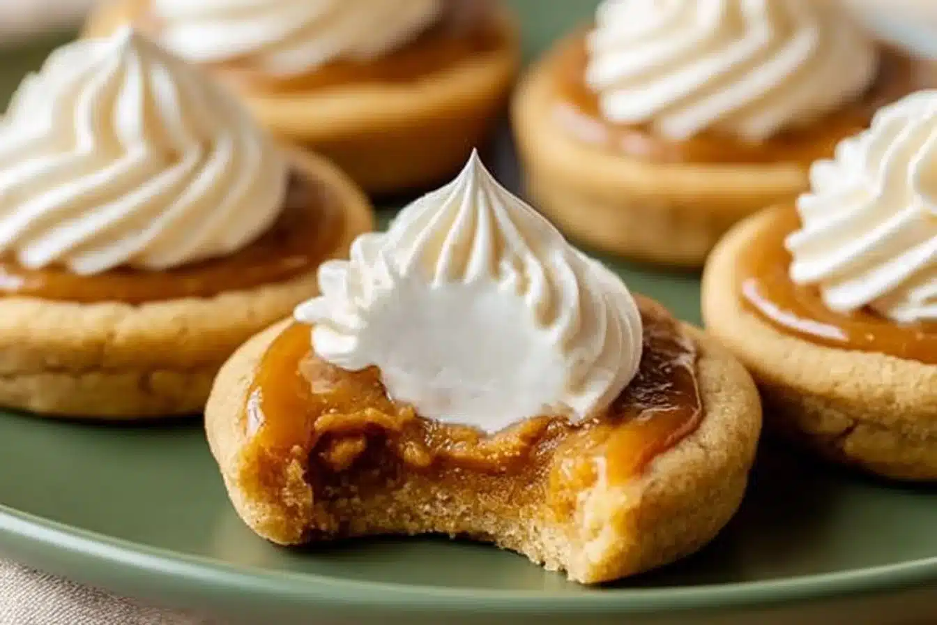 Delicious pumpkin pie cookies with autumn spices and a soft texture