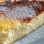 Delicious homemade ricotta pie served on a plate