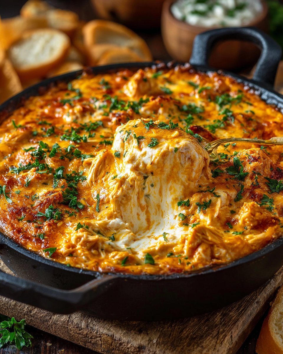 Easy Baked Buffalo Chicken Dip Easy Baked Buffalo Chicken Dip