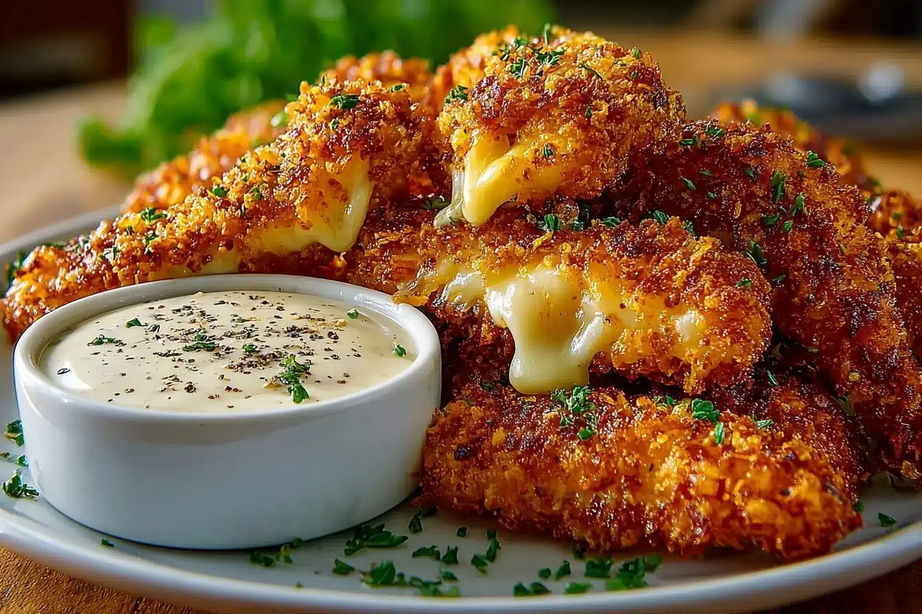 Delicious Crack Chicken Tenders served on a plate for an easy dinner recipe