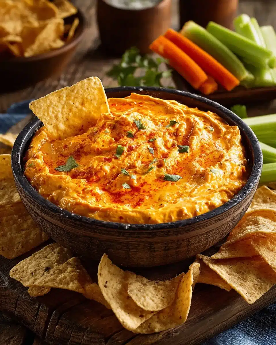 Crock Pot Buffalo Chicken Dip Creamy Crock Pot Buffalo Chicken Dip served with tortilla chips