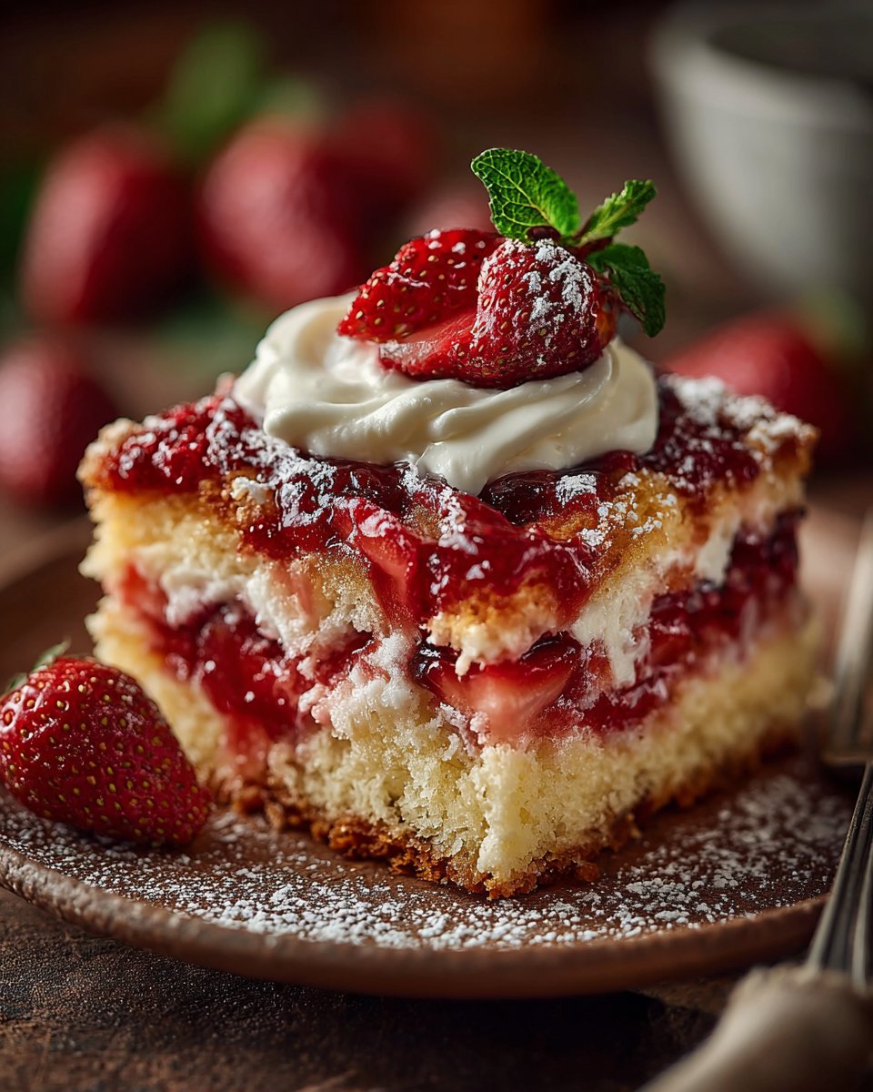 Strawberry Earthquake Cake Strawberry Earthquake Cake