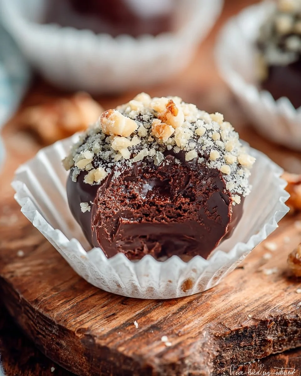 Amaretto Chocolate Truffles Amaretto Chocolate Truffles