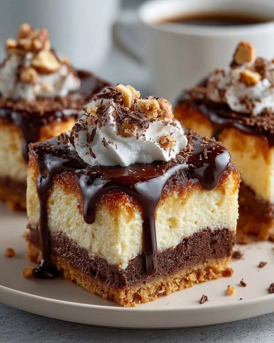 Chocolate Hazelnut Cheesecake Bars Chocolate Hazelnut Cheesecake Bars