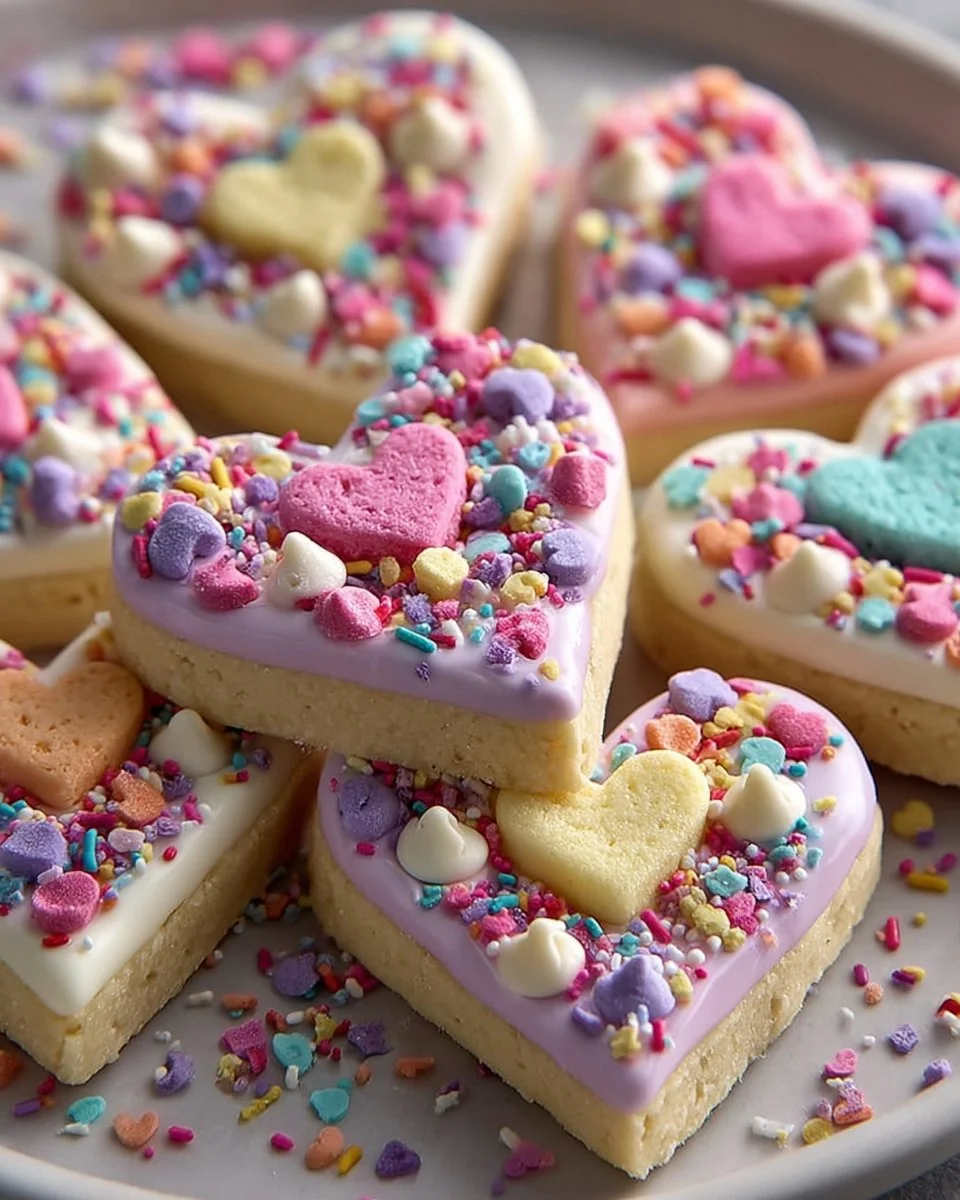 Conversation Heart Sugar Cookie Bark Conversation Heart Sugar Cookie Bark
