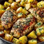 Garlic Parmesan Chicken and Potatoes Skillet garlic parmesan chicken and potatoes skillet 2026 01 24 234612 819x1024 1