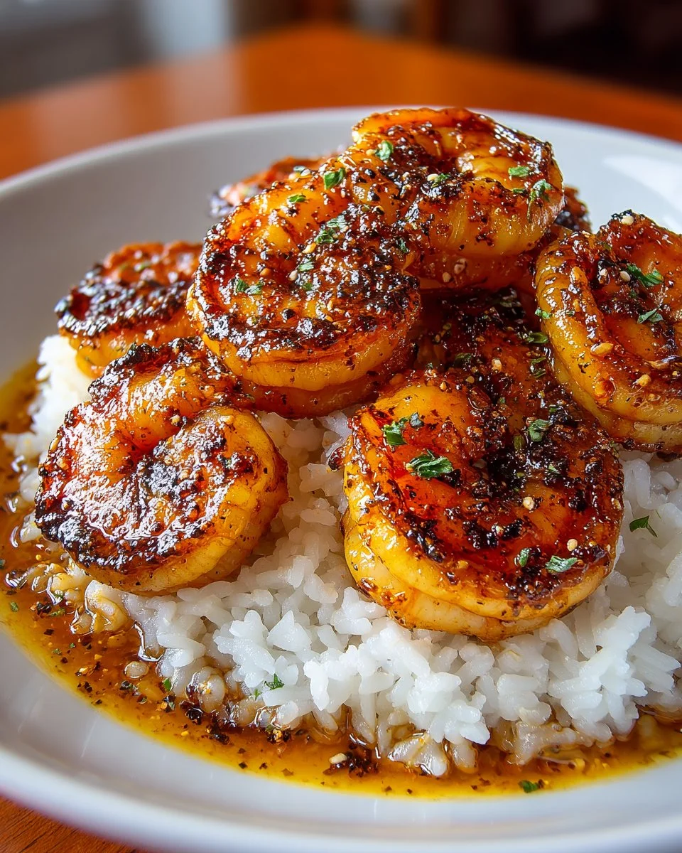 High-Protein Honey Garlic Shrimp High-Protein Honey Garlic Shrimp