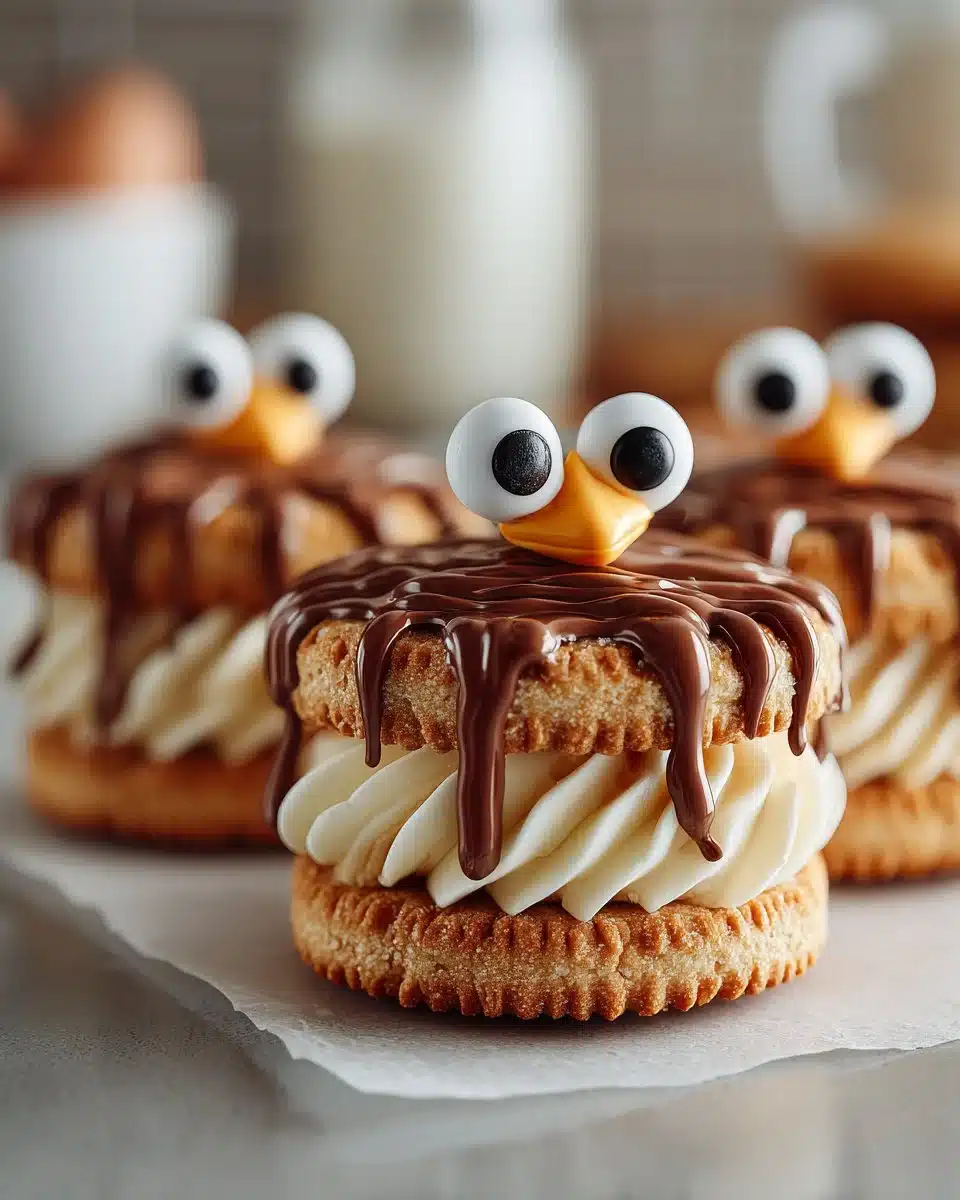 Cute Nutter Butter Chicks dessert for parties and celebrations