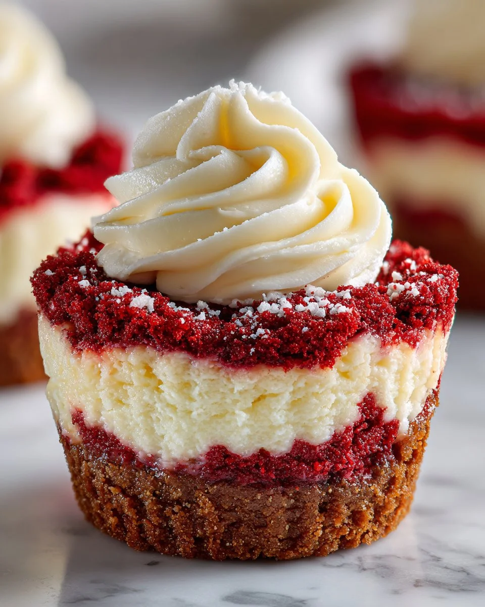 Red Velvet Cheesecake Cookie Cups Red Velvet Cheesecake Cookie Cups
