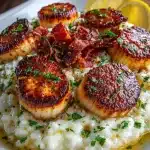 Seared Scallops with Lemon Risotto & Crispy Prosciutto seared scallops with lemon risotto crispy prosci 2026 01 26 003600 819x1024 1