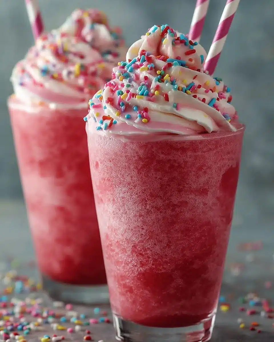 Skinny Red Velvet Shake made with healthy ingredients and rich flavors