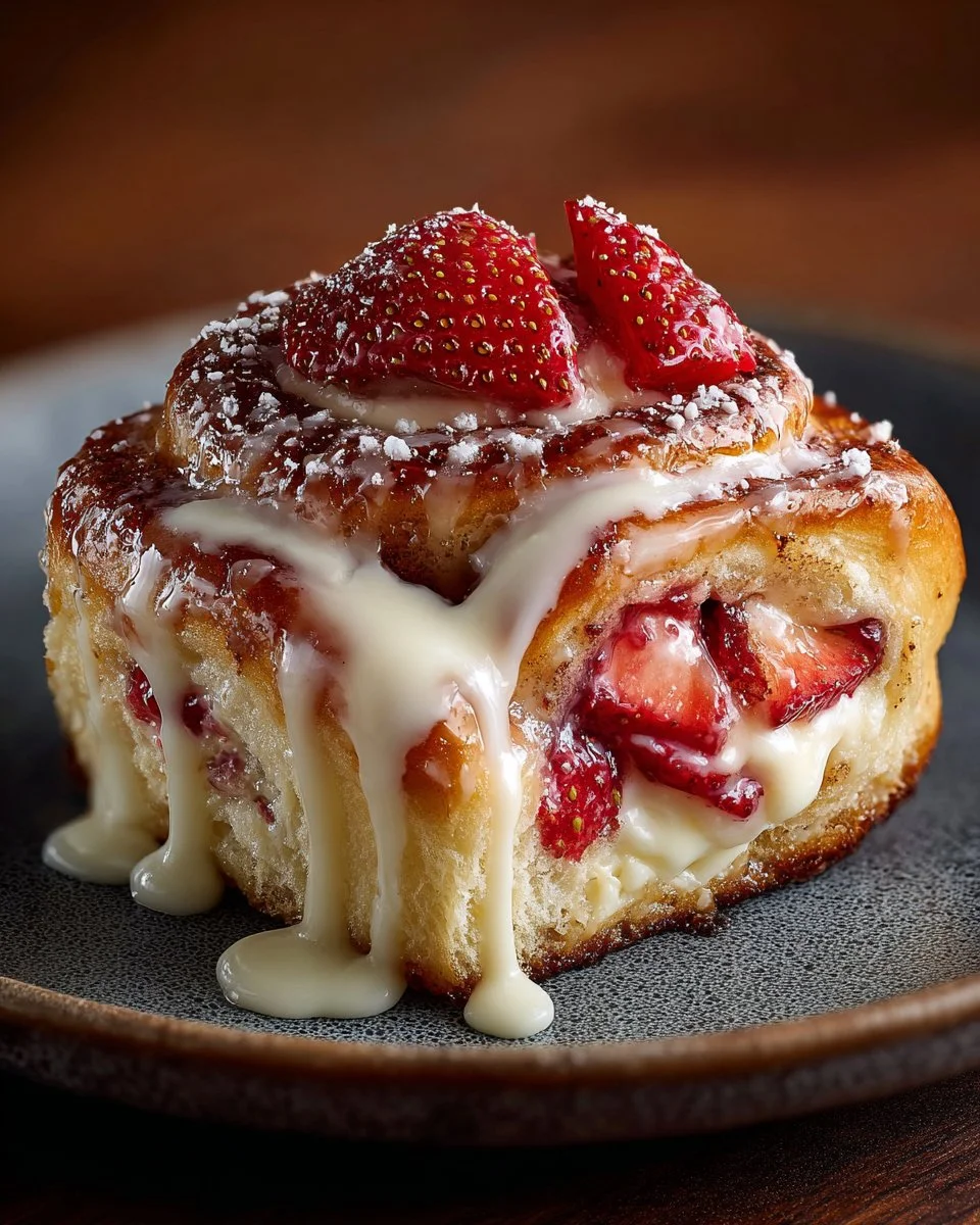 Strawberry Cheesecake Sweet Rolls Strawberry Cheesecake Sweet Rolls