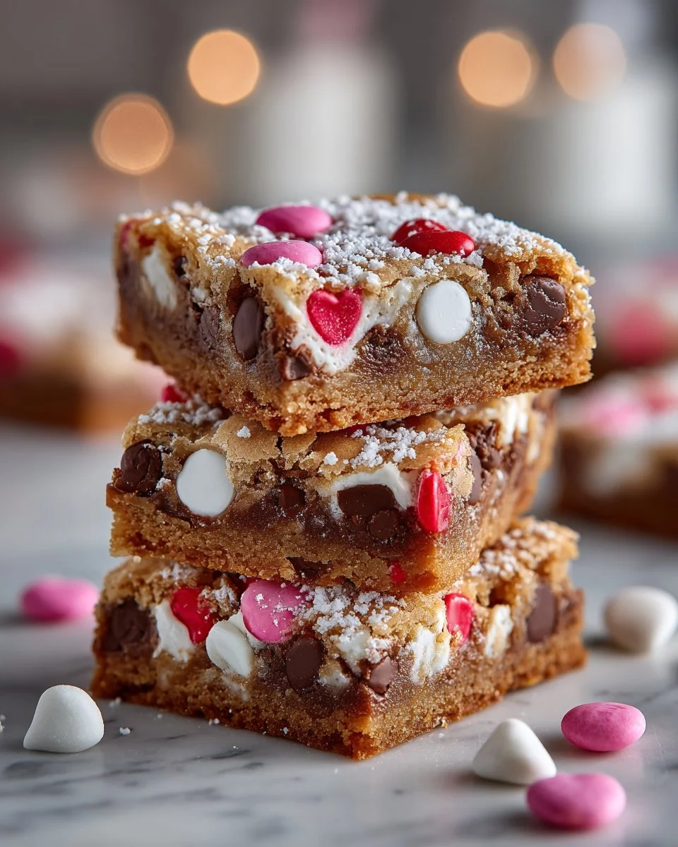 Valentine Cookie Bars Valentine Cookie Bars