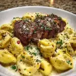 Cracked Garlic Steak Tortellini in Creamhouse Sauce Bliss cracked garlic steak tortellini in creamhouse sauc 2026 02 10 023707 819x1024 1