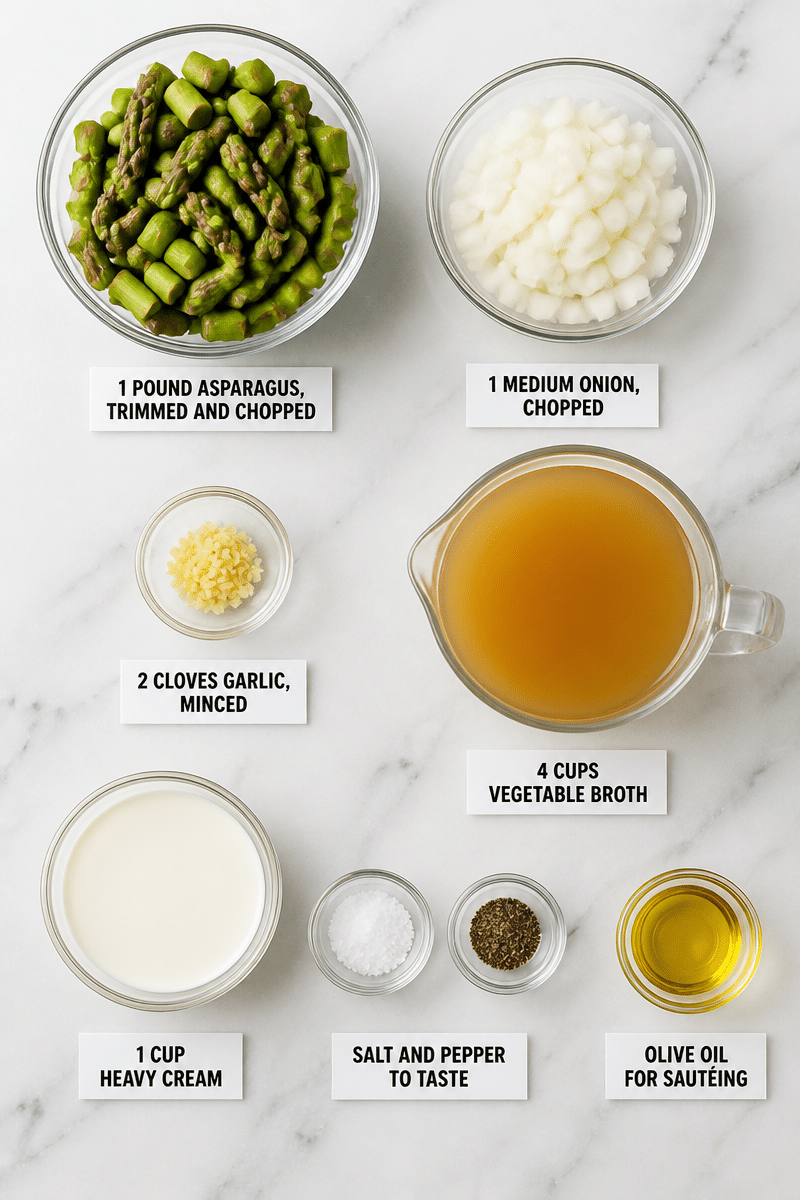 creamy asparagus soup 3