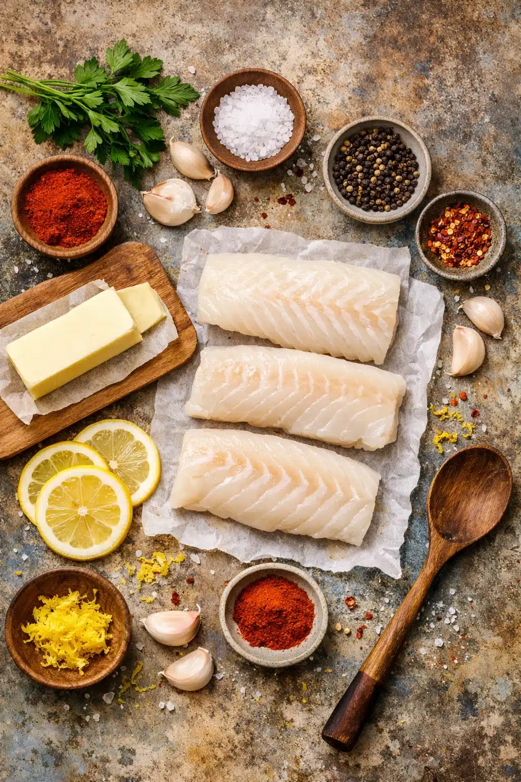 Delicious Baked Cod with Lemon Butter in Just 20 Minutes! Delicious Baked Cod with Lemon Butter in Just 20 Minutes!