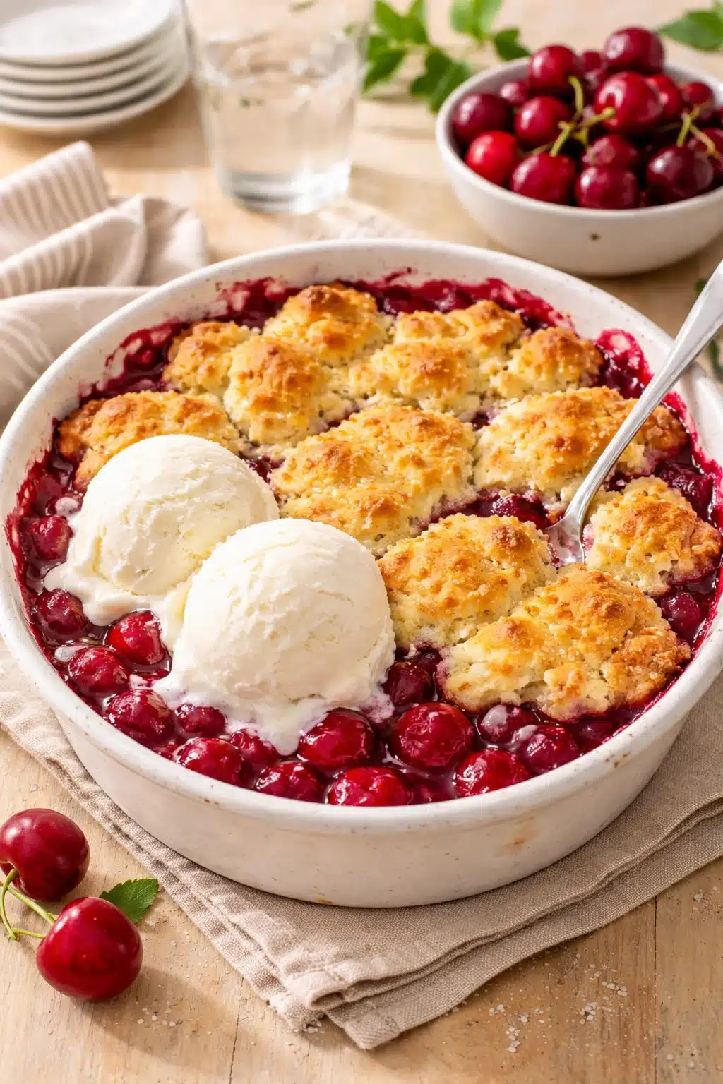 Deliciously Simple Classic Cherry Cobbler to Savor Classic Cherry Cobbler