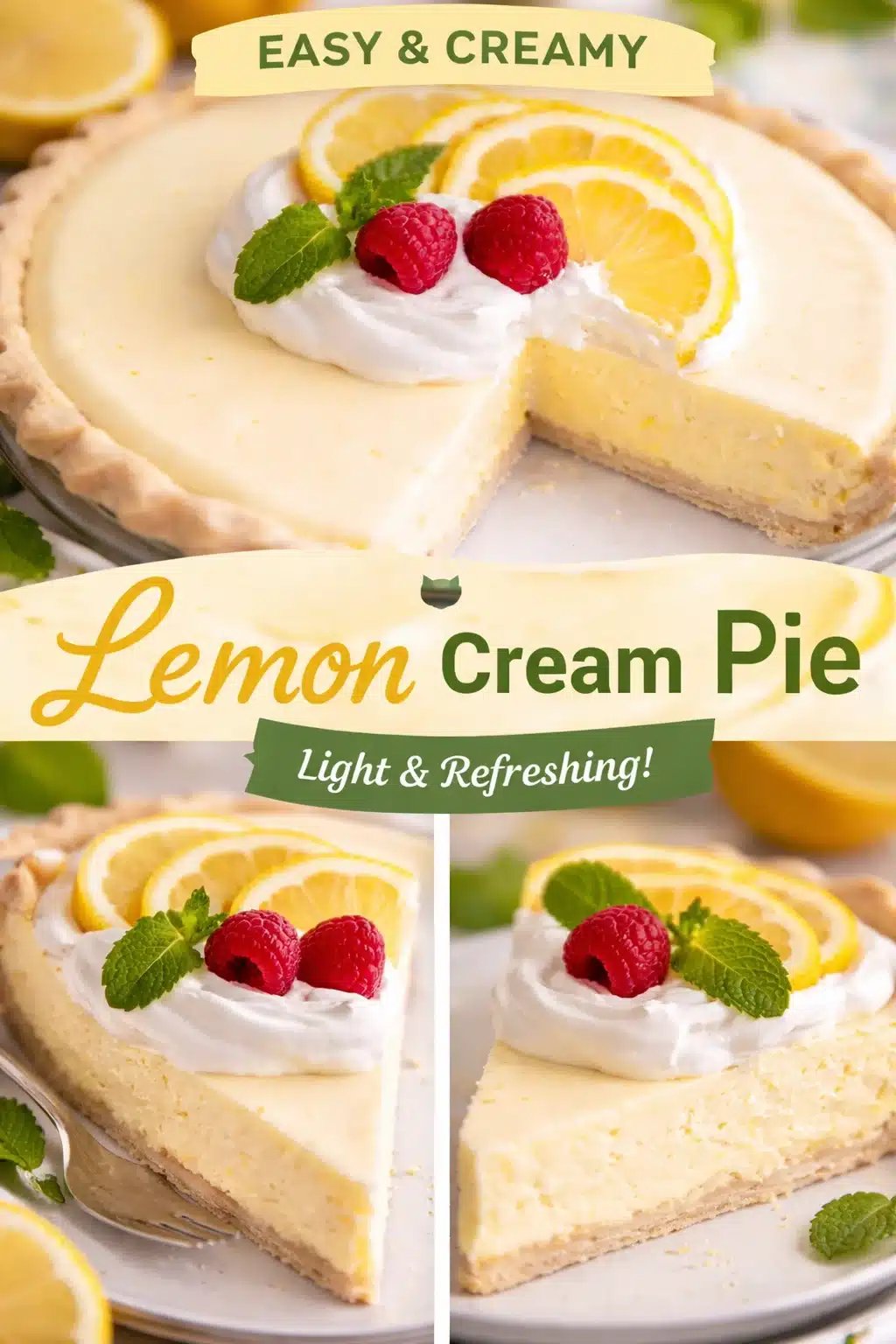 Delightful Vintage Lemon Chiffon Pie for a Taste of Nostalgia Vintage Lemon Chiffon Pie
