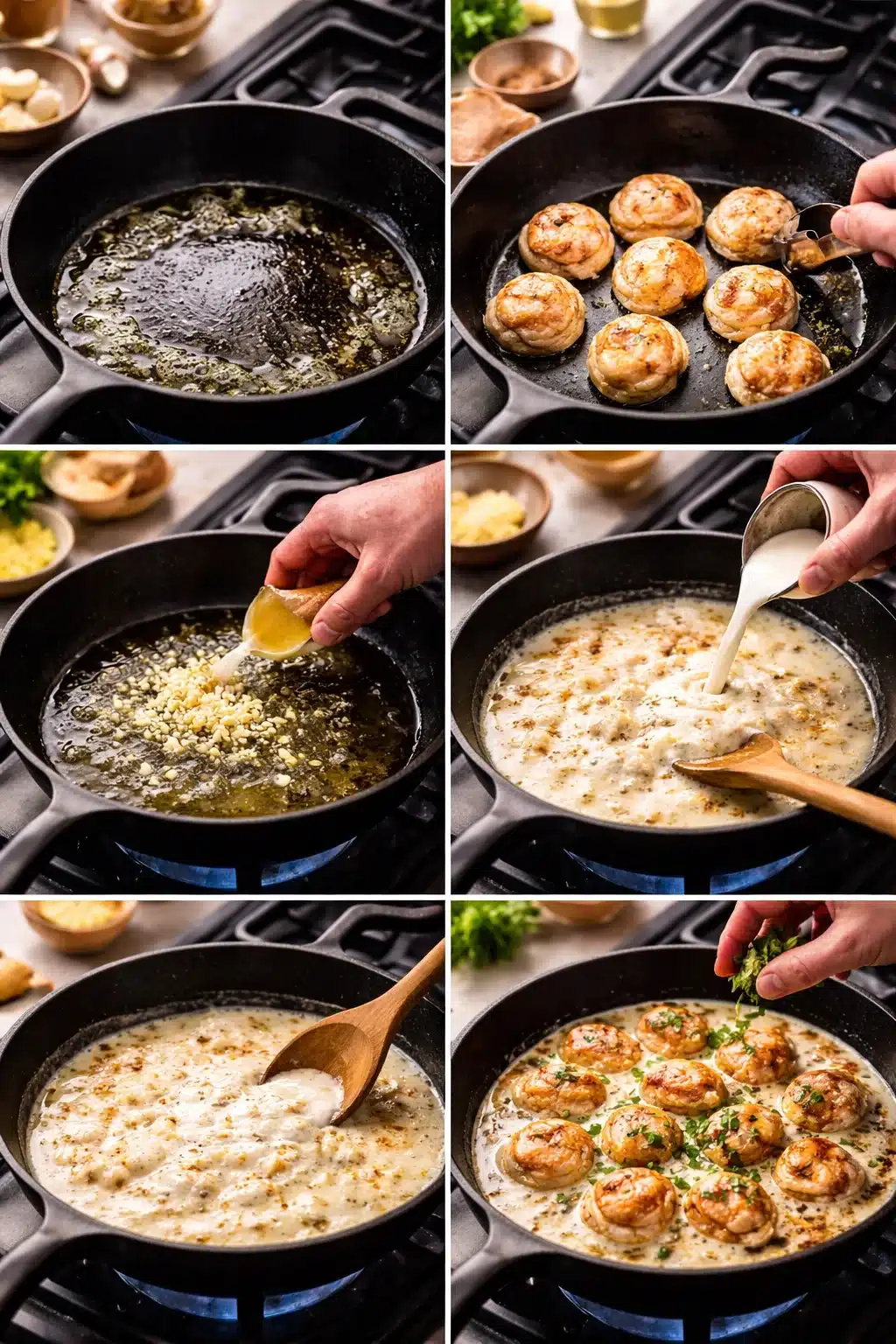 Indulge in Creamy Garlic Butter Scallops Tonight! Creamy Garlic Butter Scallops