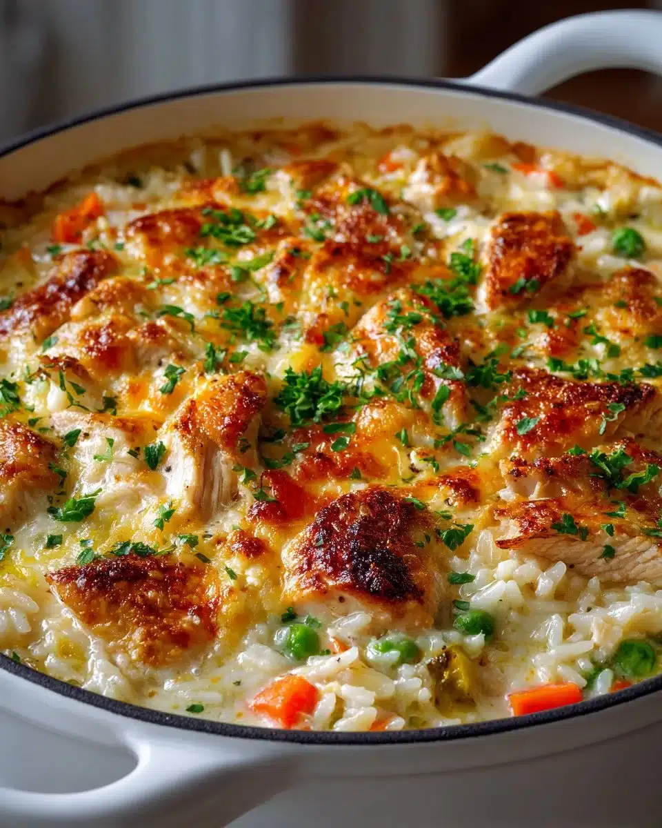 Lazy Chicken Dinner with Garlic Butter Sauce