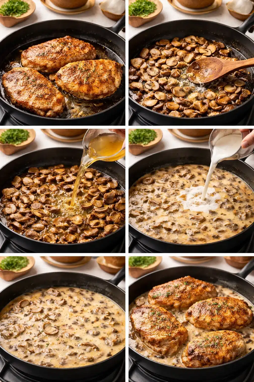 Savory Creamy Mushroom Pork Chops for a Cozy Dinner Night Savory Creamy Mushroom Pork Chops for a Cozy Dinner Night
