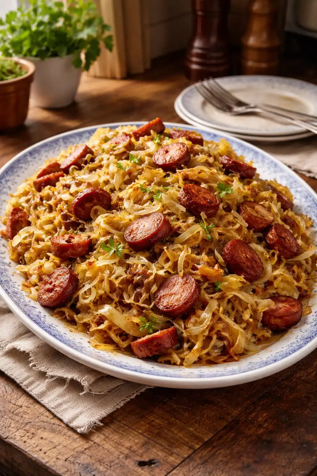 Savory Southern Fried Cabbage with Sausage You’ll Love Southern Fried Cabbage with Sausage