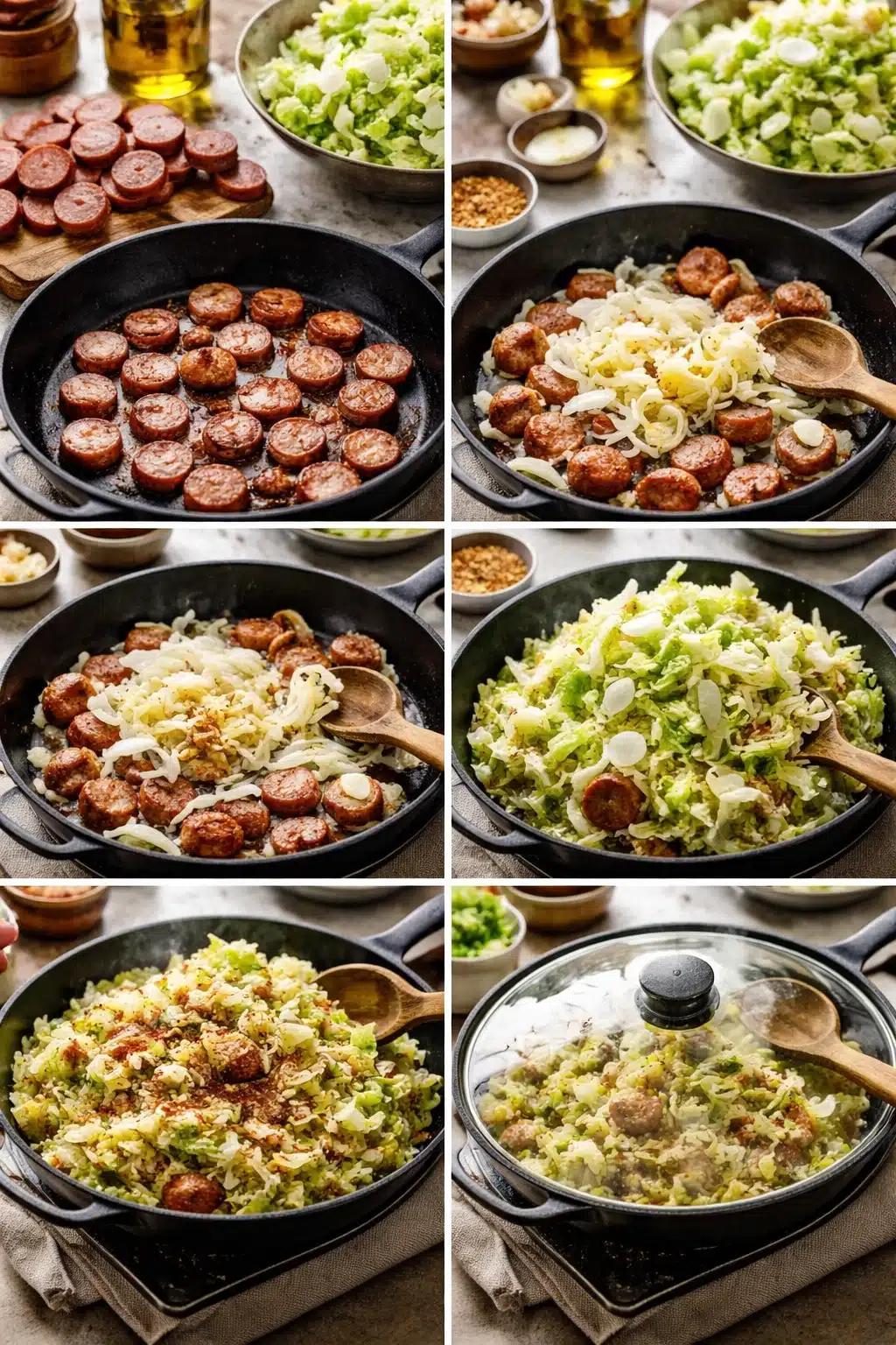 Savory Southern Fried Cabbage with Sausage You’ll Love Southern Fried Cabbage with Sausage