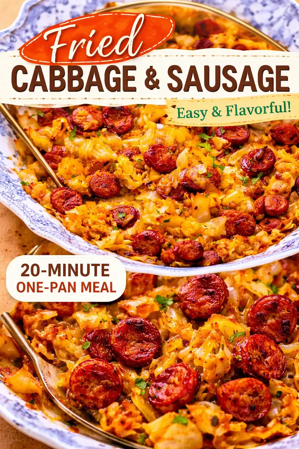 Savory Southern Fried Cabbage with Sausage You’ll Love Savory Southern Fried Cabbage with Sausage You’ll Love