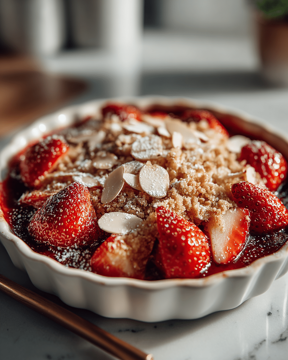 Strawberry Rhubarb Almond Crisp 2026 03 img 2b4ee91c f551 4e71 9f7e 66677afbc9a5