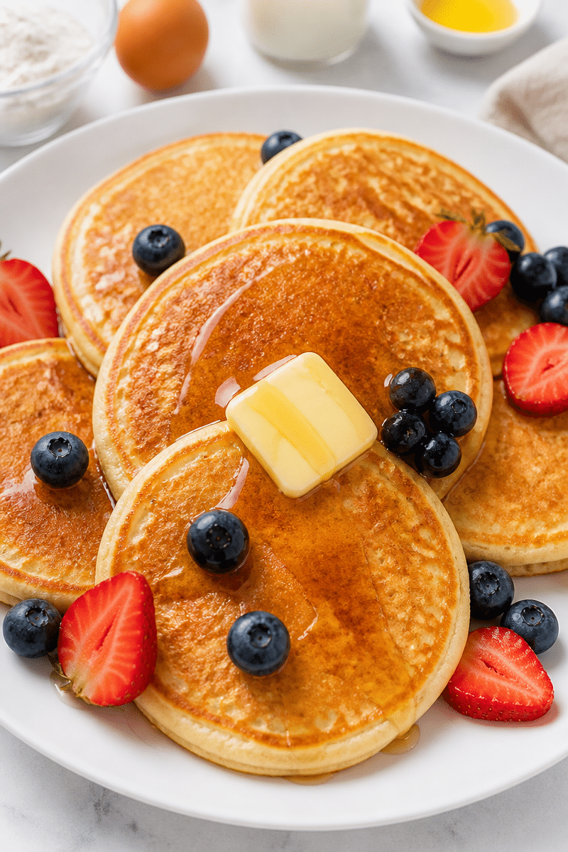 old fashioned buttermilk pancakes 2