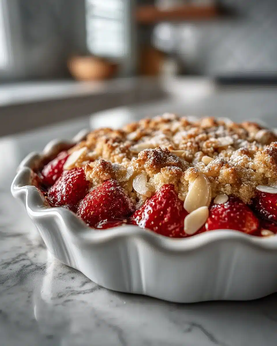 Strawberry Rhubarb Almond Crisp strawberry rhubarb almond crisp 2026 03 26 193112