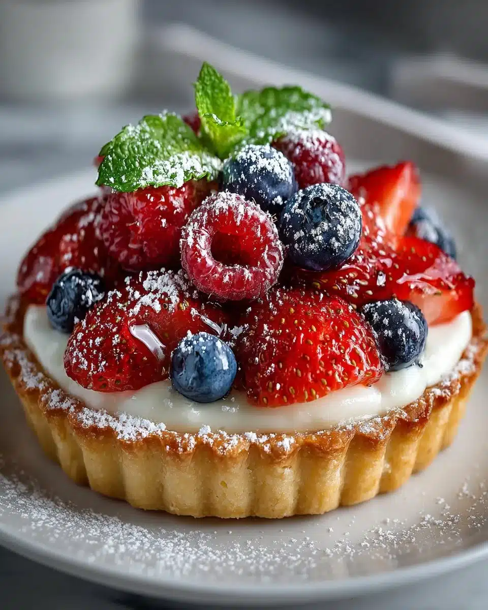 4th of July Limoncello Fruit Tart 4th of July Limoncello Fruit Tart