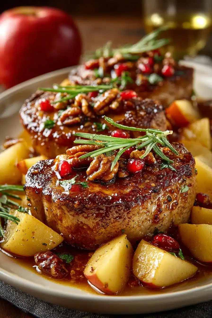 Baked Pork Chops with Apples and Pecans baked pork chops with apples and pecans 2026 04 29 005246