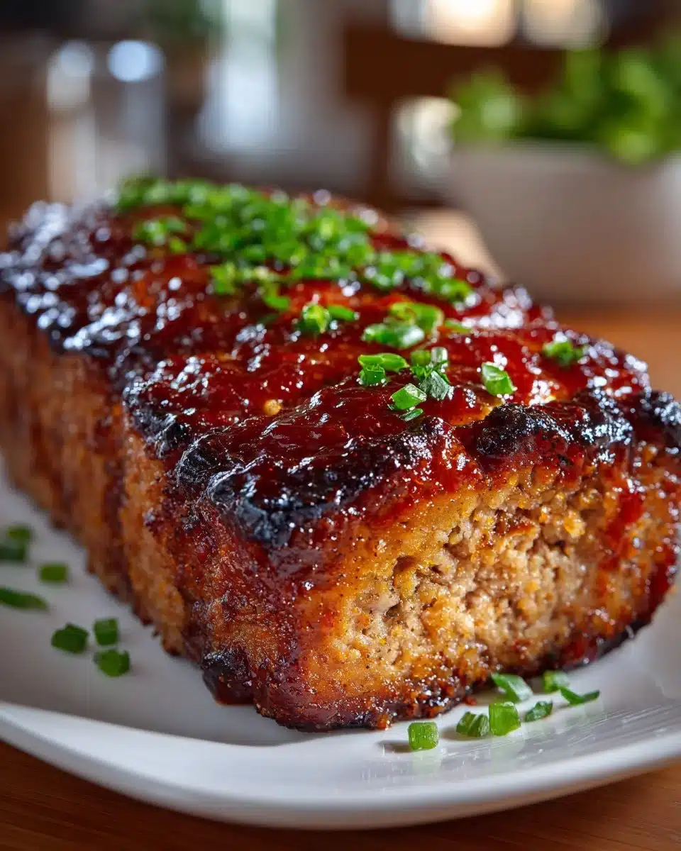 Baked Turkey Meatloaf with Tangy Glaze