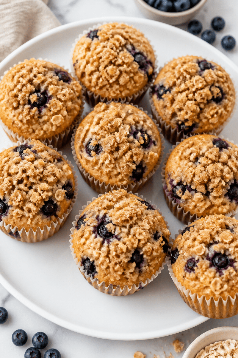 Bakery Style Blueberry Streusel Muffin bakery style blueberry streusel muffin 2