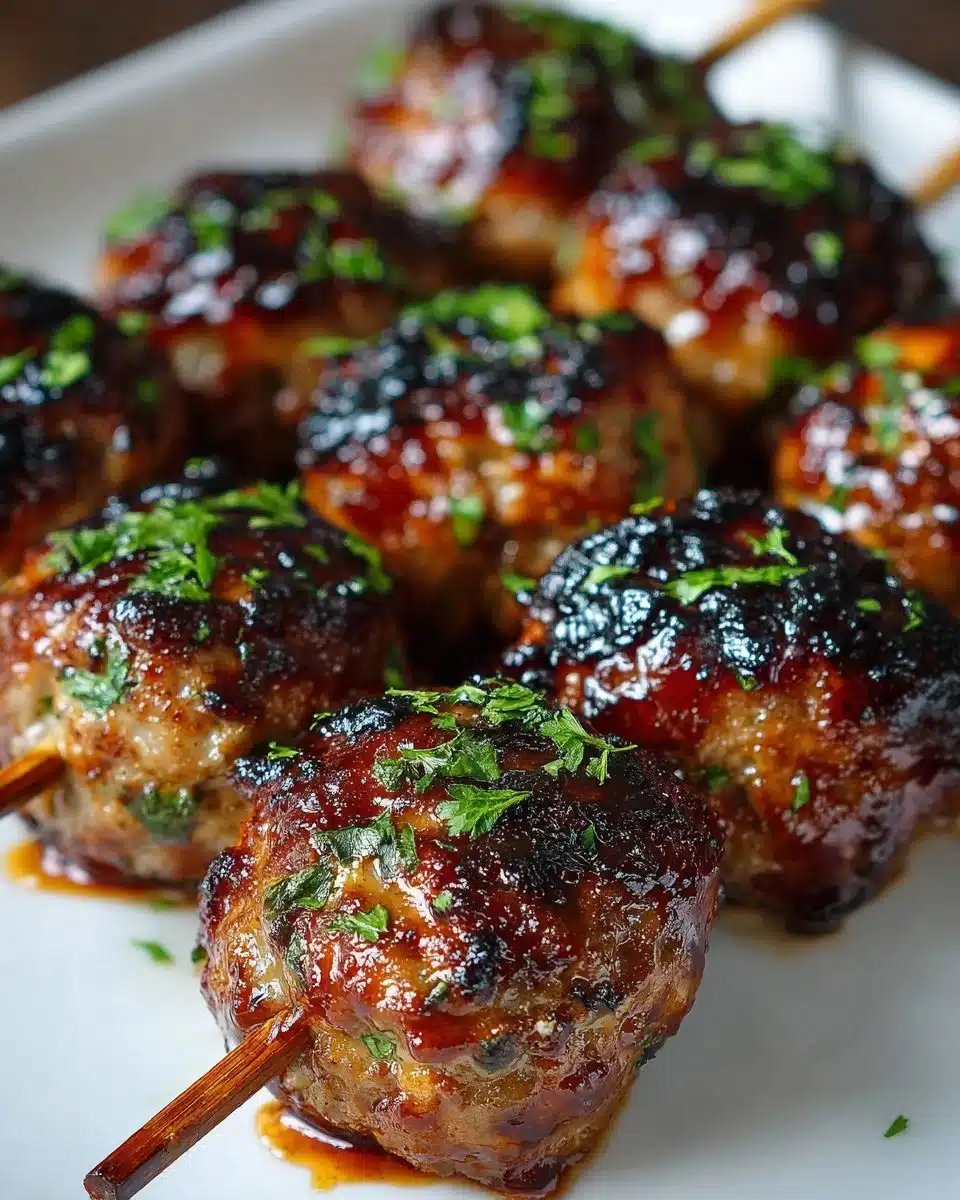 BBQ Glazed Halal Meatball Skewers bbq glazed halal meatball skewers 2026 04 12 005048
